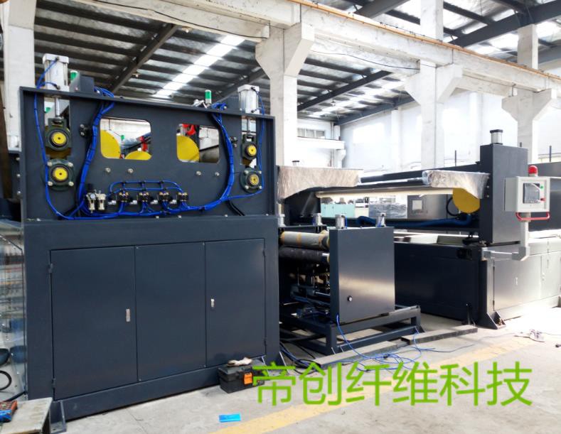 Auxiliary machine of carbon fiber compound production line
